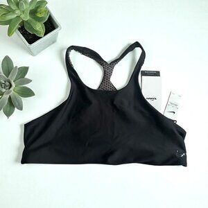 NIKE Women's Black Swim Bikini Top Size XL NEW NWT